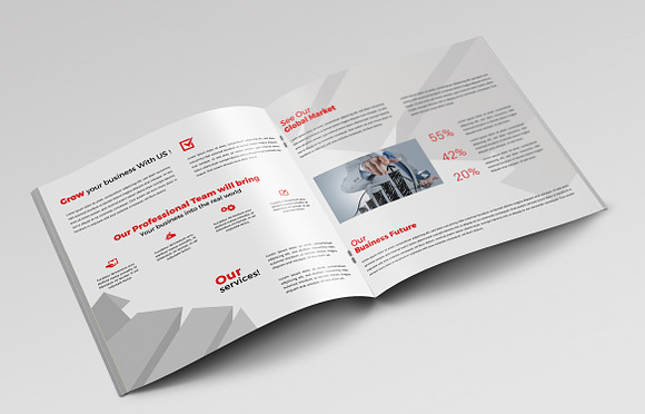 Bi-fold Brochure  in Brochure Templates - product preview 4