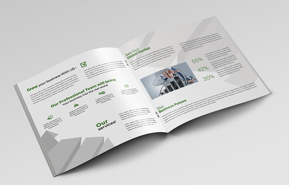 Bi-fold Brochure  in Brochure Templates - product preview 6