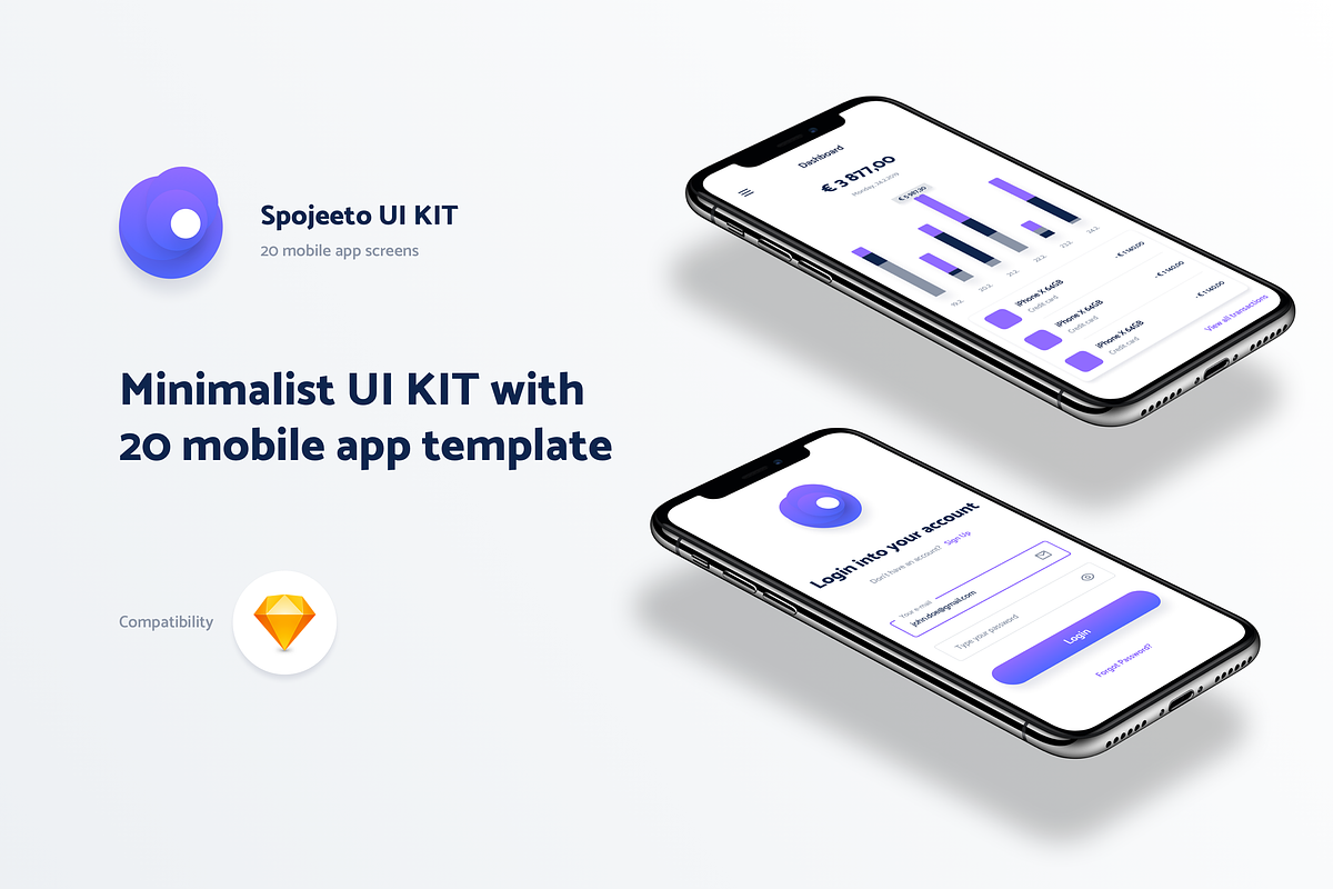 Spojeeto Mobile App UI Kit in UI Kits and Libraries - product preview 8