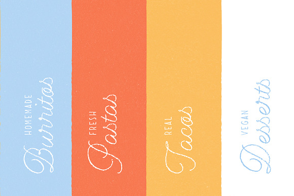 Dolce Caffè Chalk 4 fonts 50% off in Script Fonts - product preview 1