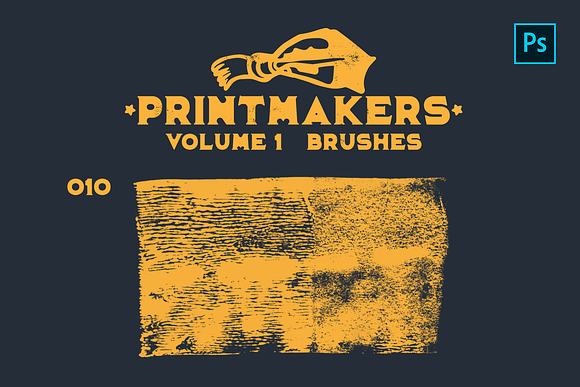 Vol.1 Printmakers Brushes in Photoshop Brushes - product preview 2