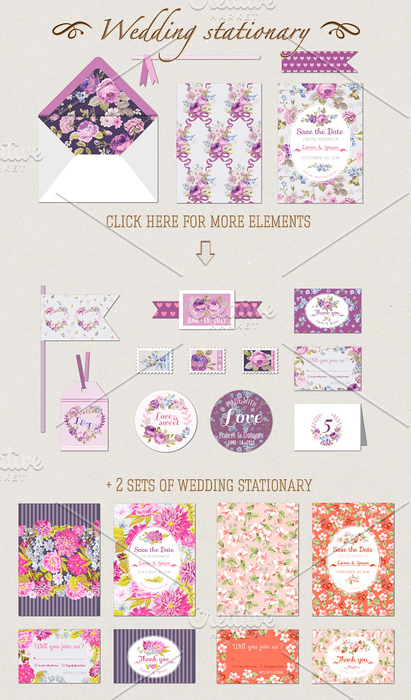 Floral Pack Vol 7 in Illustrations - product preview 2