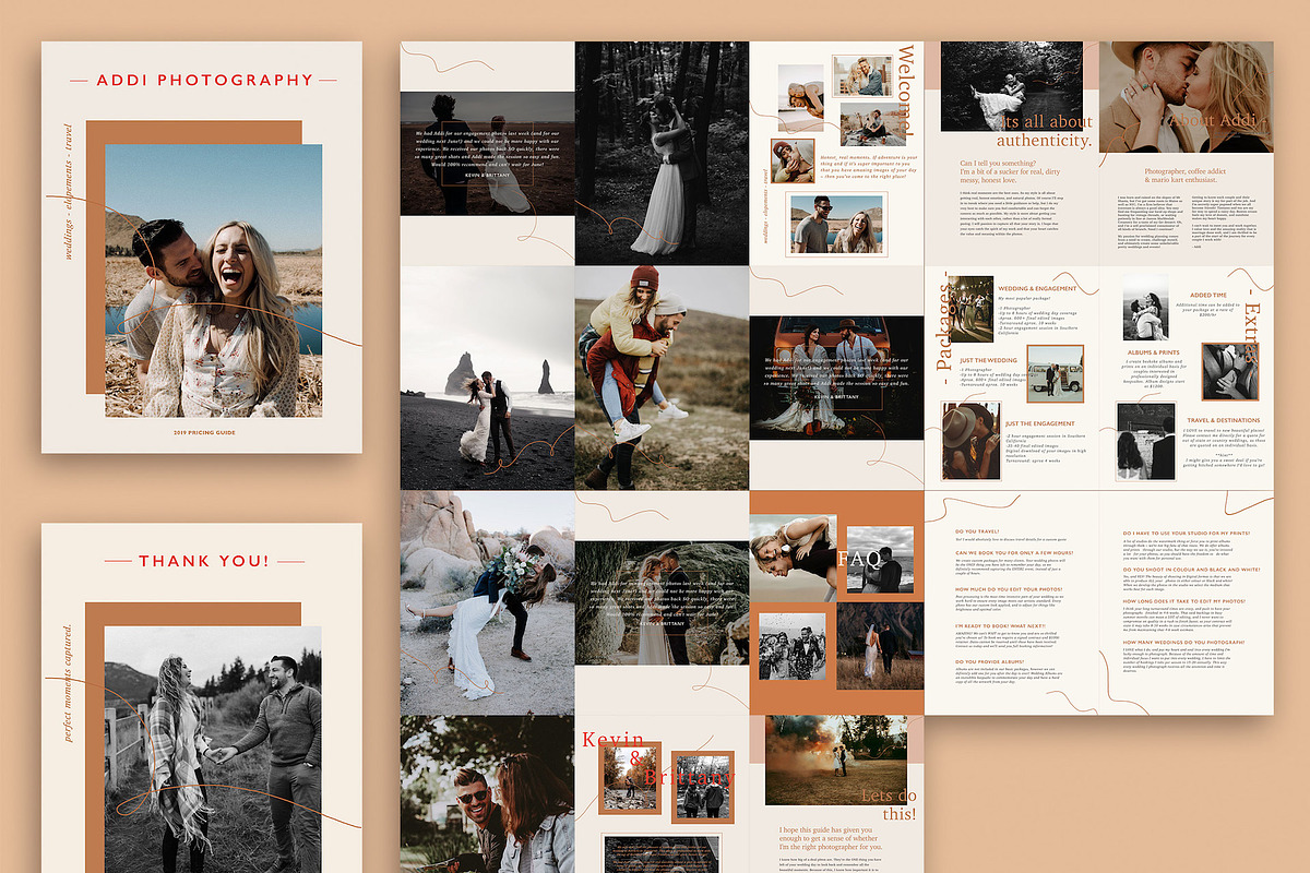 Wedding Photographer Magazine in Magazine Templates - product preview 8
