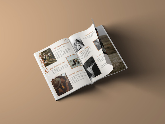 Wedding Photographer Magazine in Magazine Templates - product preview 3