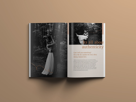 Wedding Photographer Magazine in Magazine Templates - product preview 5
