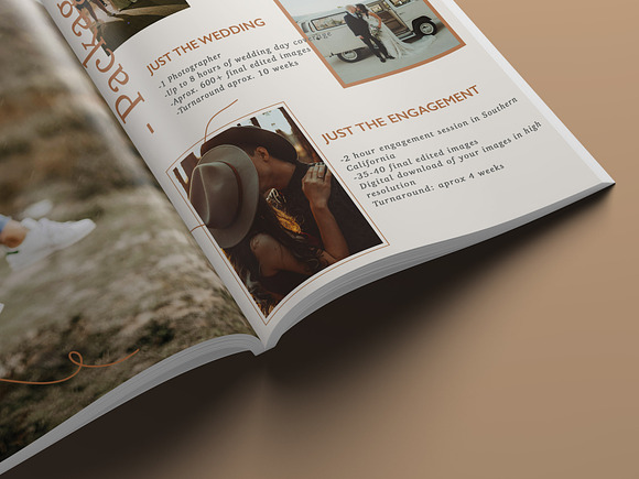 Wedding Photographer Magazine in Magazine Templates - product preview 9
