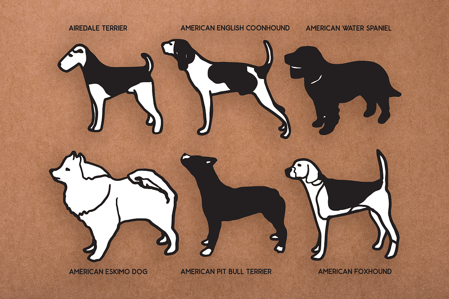Vintage Dog Doodles Mega Bundle in Illustrations - product preview 8