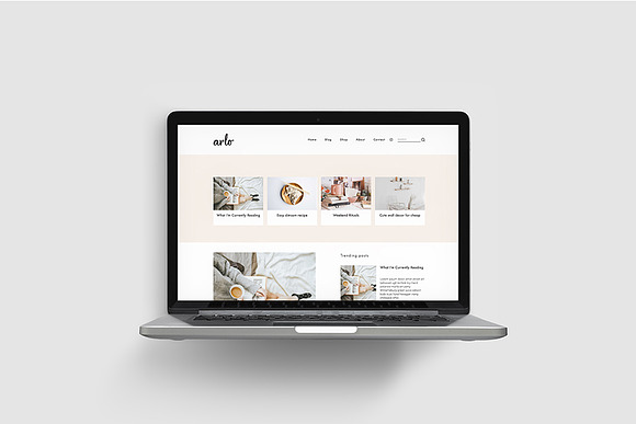 Arlo Squarespace Template in Website Templates - product preview 2