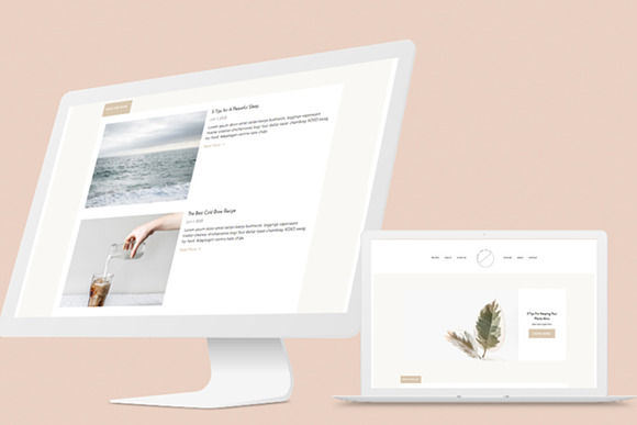 Sloane & Ollie Squarespace Template in Website Templates - product preview 2