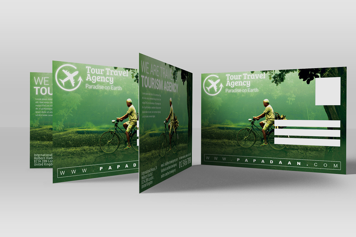 Travel and Tourism PostCard in Postcard Templates - product preview 8
