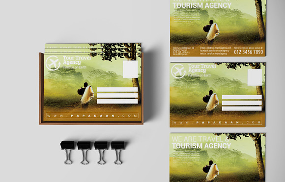 Travel and Tourism PostCard in Postcard Templates - product preview 2