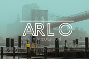 Arlo - An Alternative Outline Font