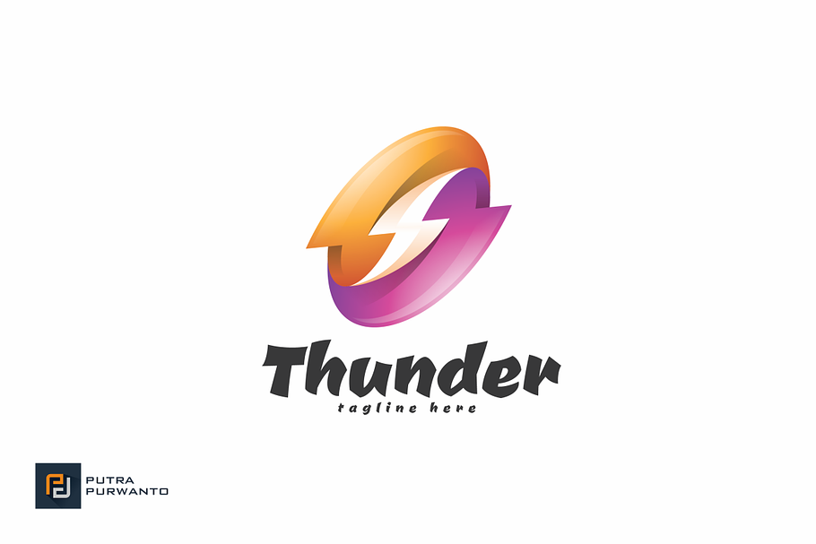 Thunder - Logo Template in Logo Templates - product preview 8