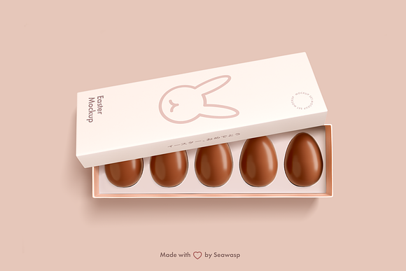 Easter Chocolate Package Mockup in Product Mockups - product preview 1