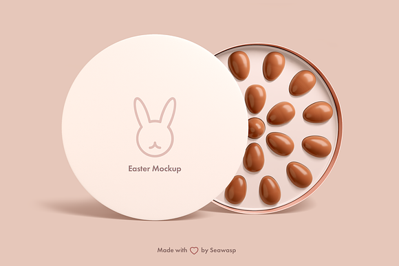Easter Chocolate Package Mockup in Product Mockups - product preview 2