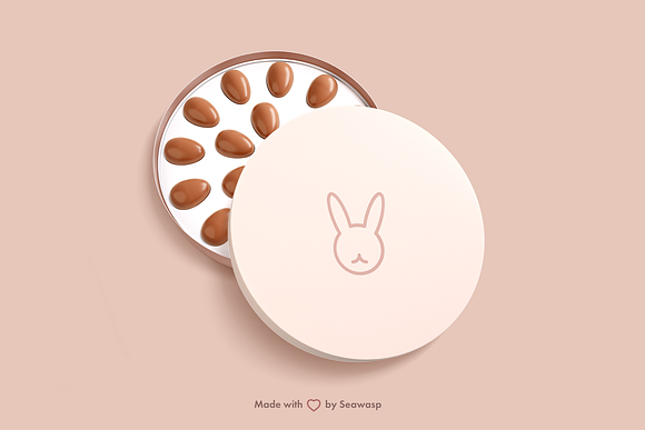 Easter Chocolate Package Mockup in Product Mockups - product preview 4