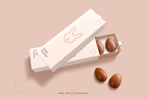 Easter Chocolate Package Mockup in Product Mockups - product preview 5