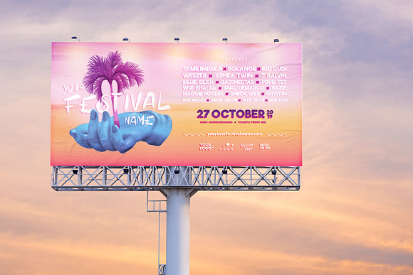 Music Festival Poster in Flyer Templates - product preview 4