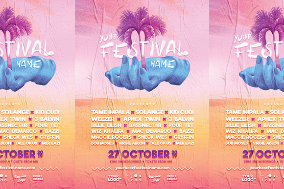 Music Festival Poster in Flyer Templates - product preview 5