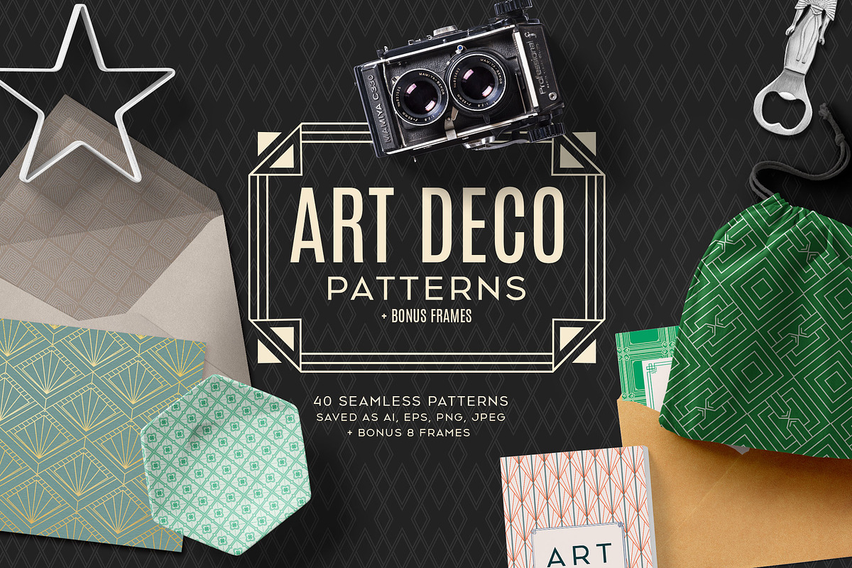 Art Deco Pattern collections in Patterns - product preview 8