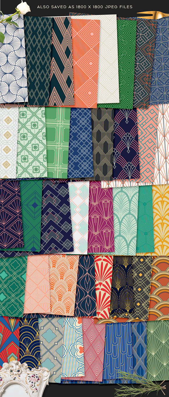 Art Deco Pattern collections in Patterns - product preview 4