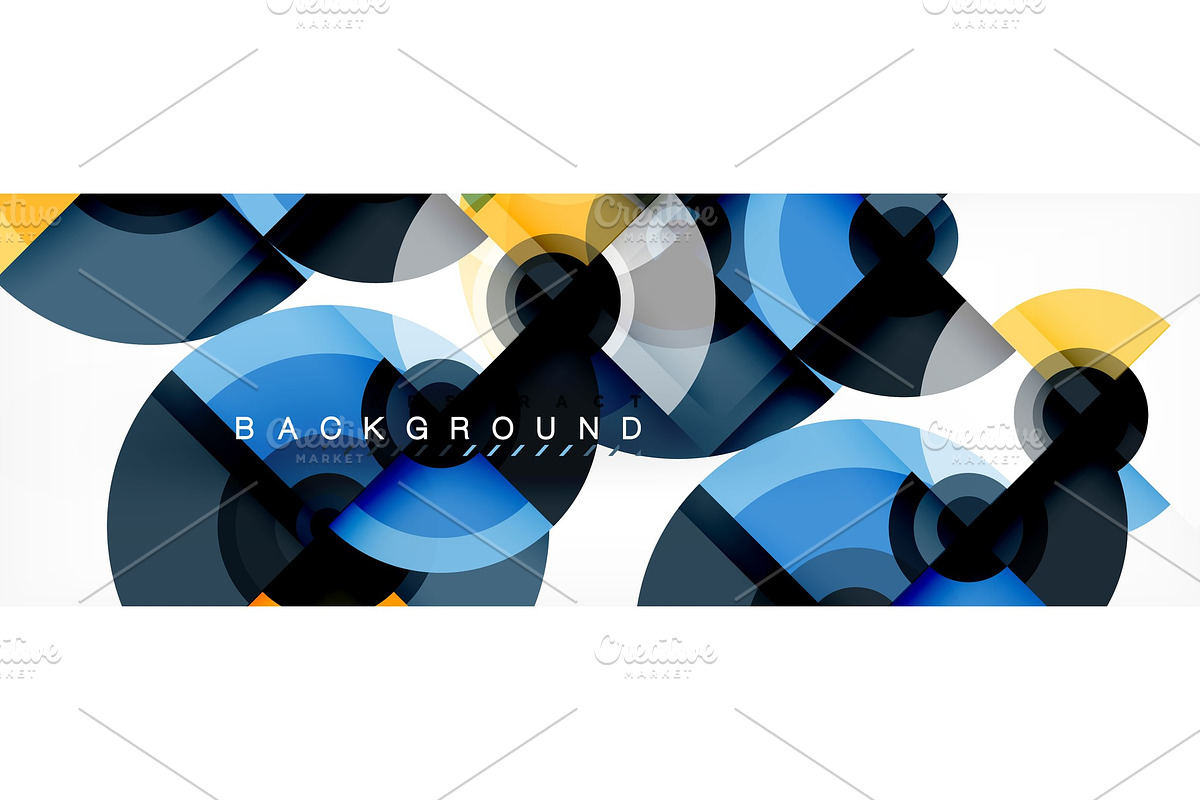 Circle geometric composition in Illustrations - product preview 8