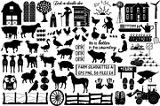 Farm & Animal Silhouettes AI EPS PNG