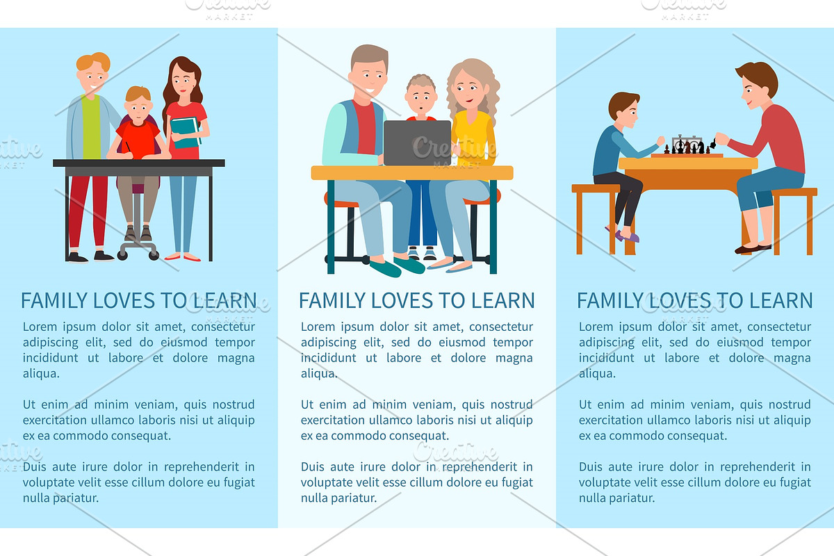 Three Family Loves to Learn and in Illustrations - product preview 8
