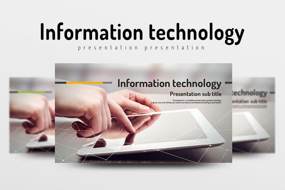 Information Technology in Presentation Templates - product preview 8