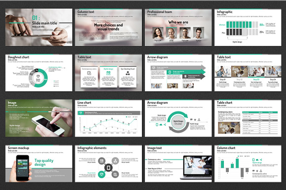 Information Technology in Presentation Templates - product preview 2