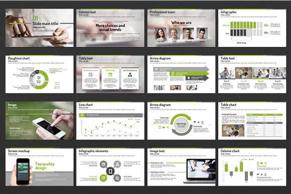 Information Technology in Presentation Templates - product preview 3