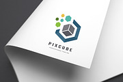 Pixel Cube Logo
