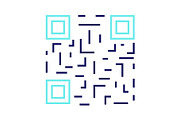 QR code color icon