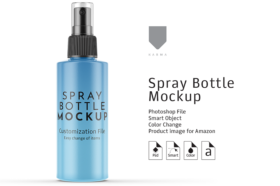 Spray Bottle Mockup in Product Mockups - product preview 8