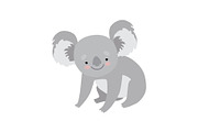 Cute Koala Bear, Lovely Grey Animal