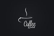 Coffee cup logo. Coffee house.
