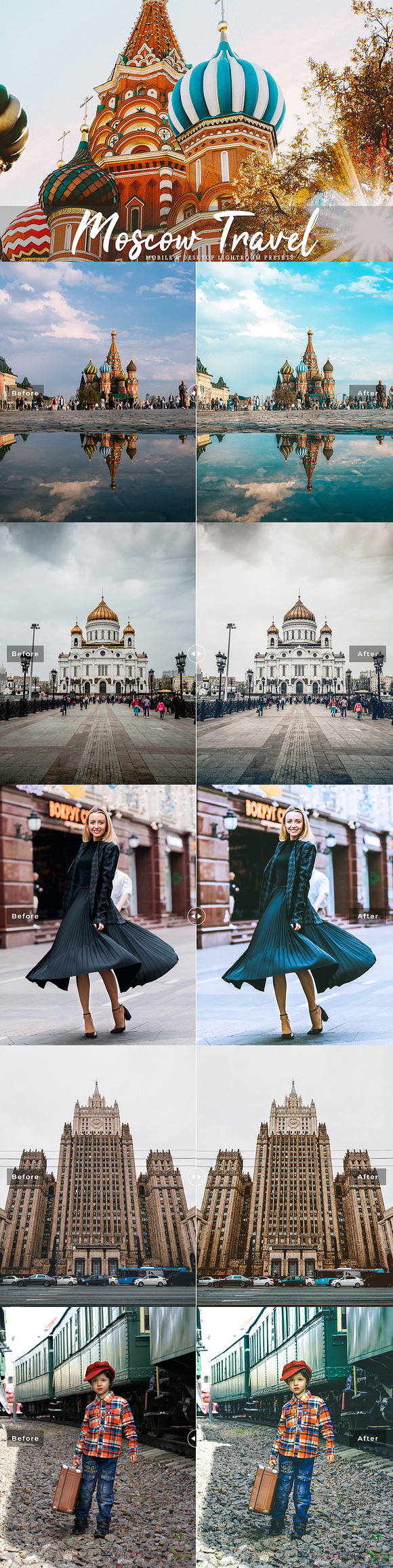 Moscow Travel Lightroom Presets in Add-Ons - product preview 5