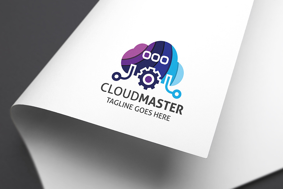 Cloud Master Logo in Logo Templates - product preview 8