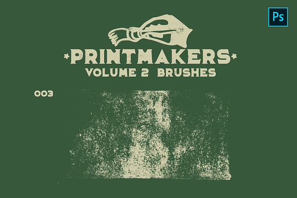 Vol.2 Printmakers Brushes in Photoshop Brushes - product preview 1