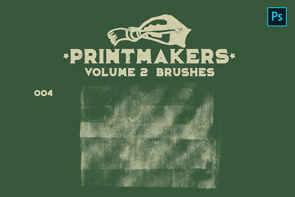 Vol.2 Printmakers Brushes in Photoshop Brushes - product preview 2