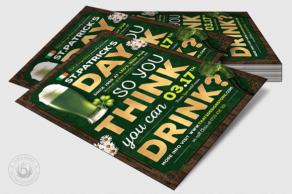 Saint Patricks Day Flyer Template V7 in Flyer Templates - product preview 3