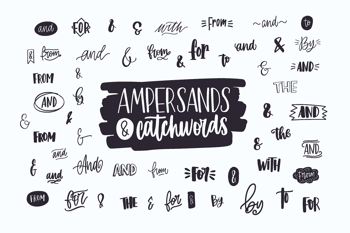 Ampersands and catchwords set in Objects - product preview 8