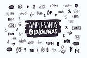 Ampersands and catchwords set