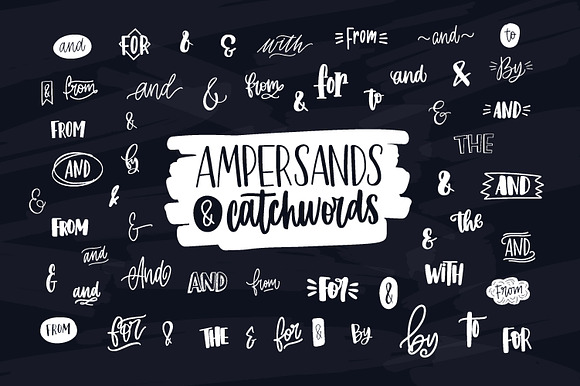 Ampersands and catchwords set in Objects - product preview 1