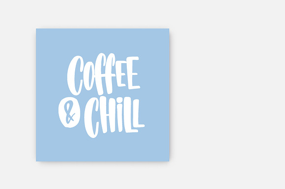 Coffee lettering set in Objects - product preview 6