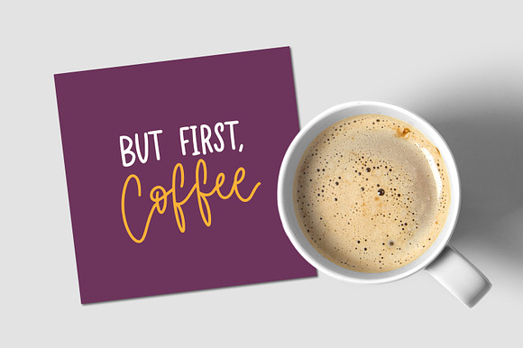Coffee lettering set in Objects - product preview 10