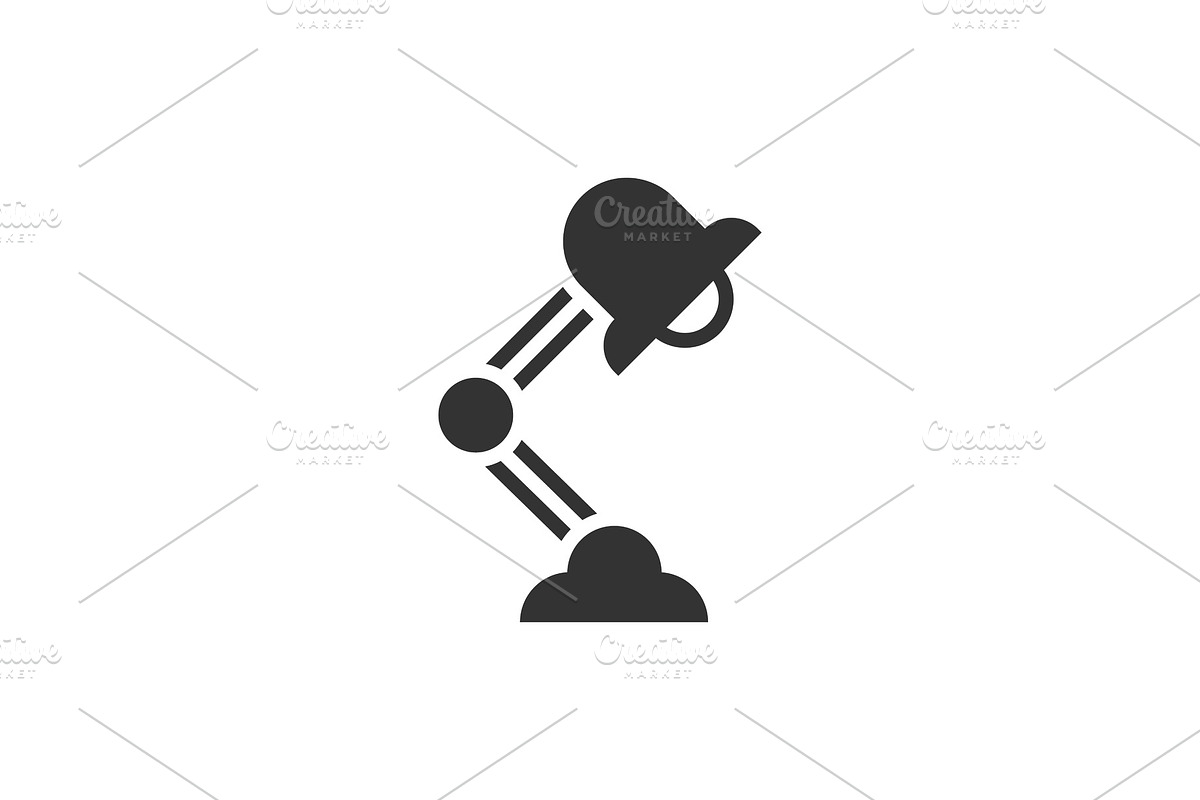 Office lamp icon in Icons - product preview 8