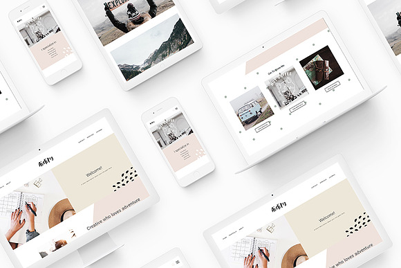 Aisling Squarespace Template in Website Templates - product preview 2
