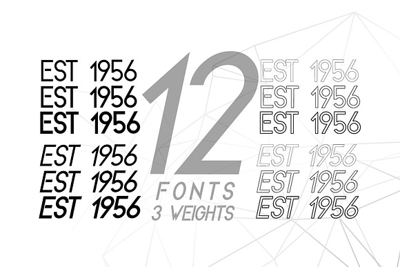 Melvick - 12 Sans Family Fonts in Sans-Serif Fonts - product preview 4