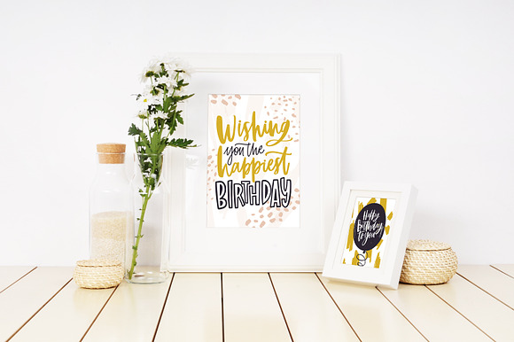 Happy Birthday cards in Illustrations - product preview 7